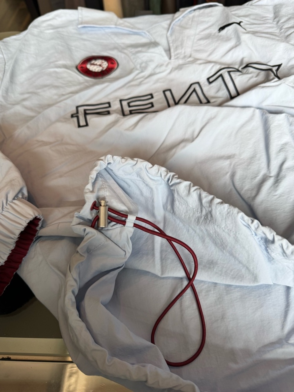 FENTY x PUMA Nylon Drill Top Pullover - Picture 15 of 16